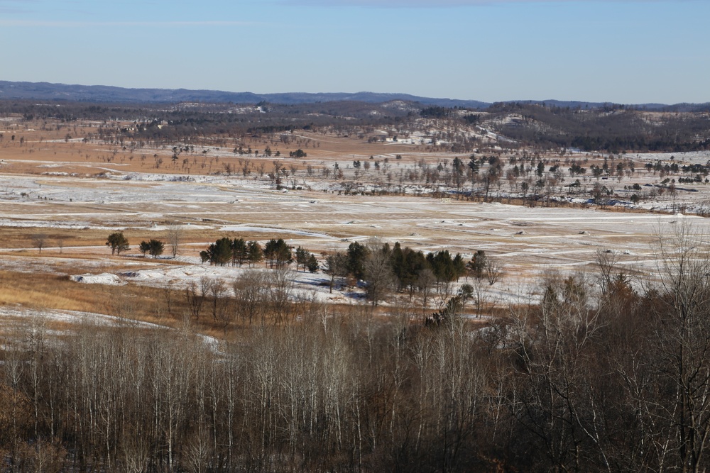 Snow-cover on Fort McCoy ranges