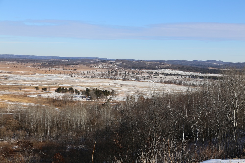 Snow-cover on Fort McCoy ranges