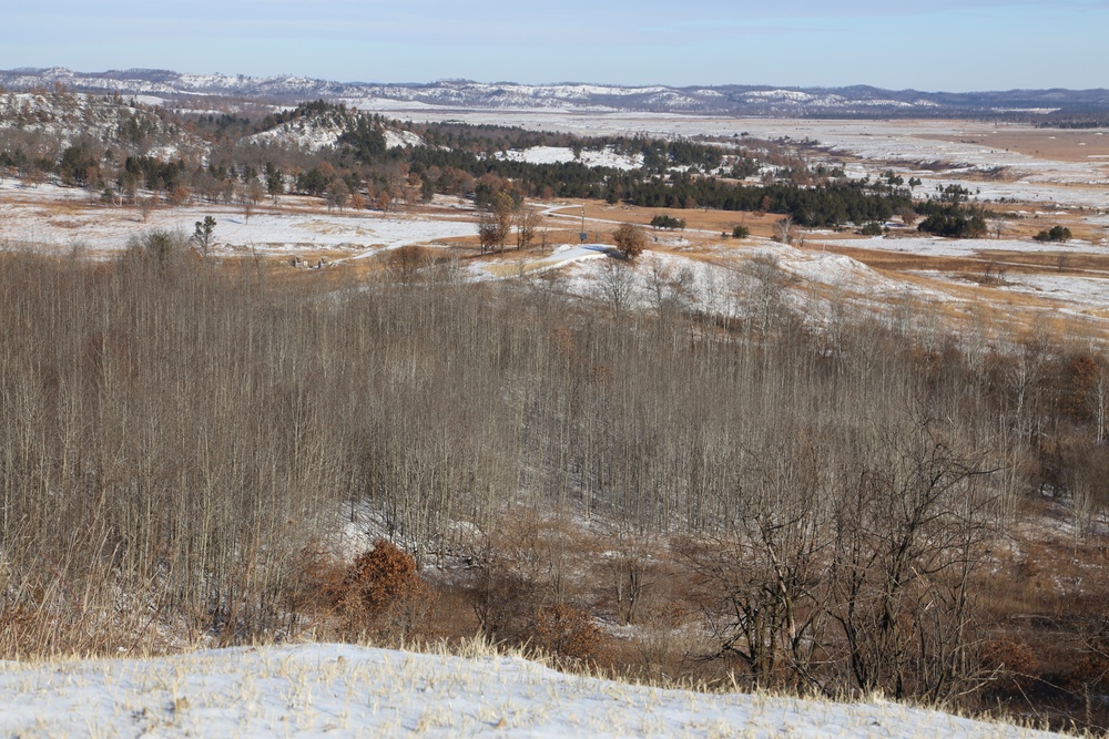 Snow-cover on Fort McCoy ranges