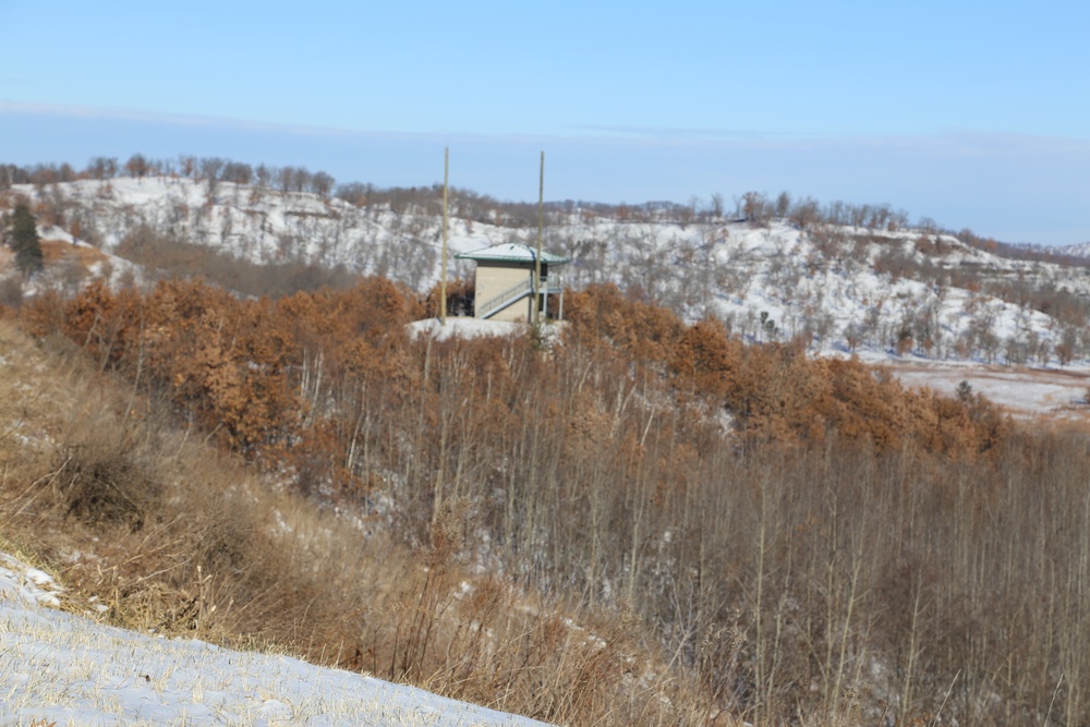 Snow-cover on Fort McCoy ranges