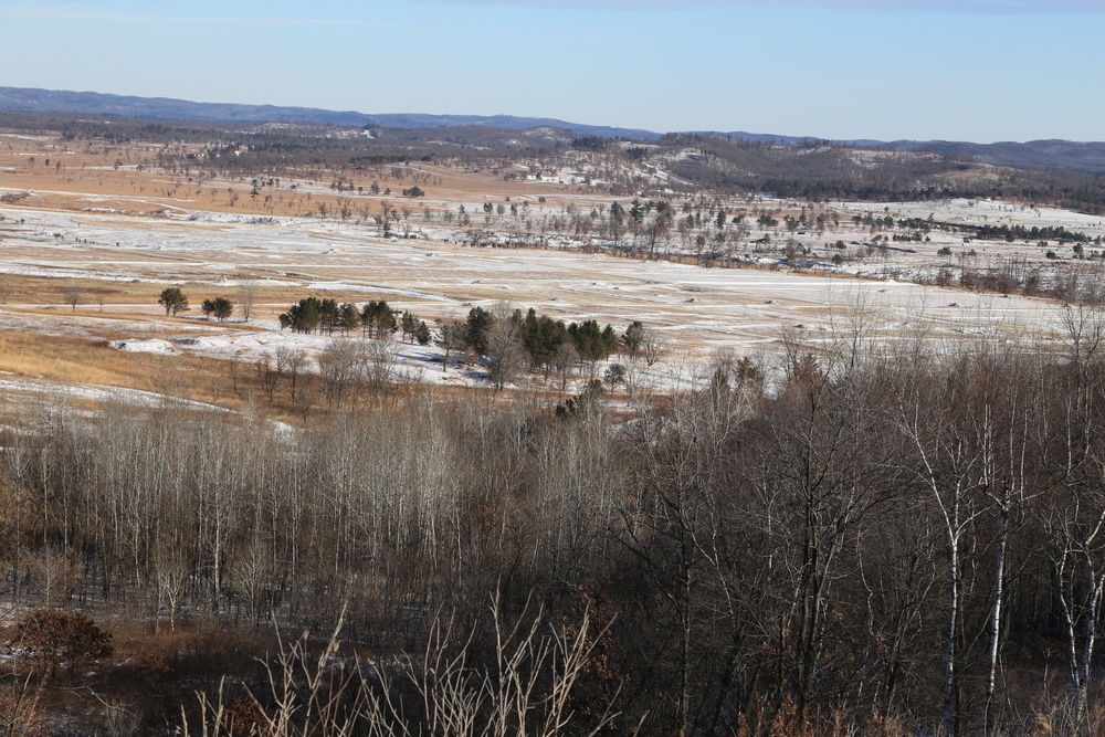 Snow-cover on Fort McCoy ranges