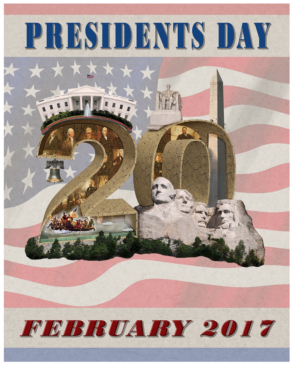 Presidents Day Social Media Flyer