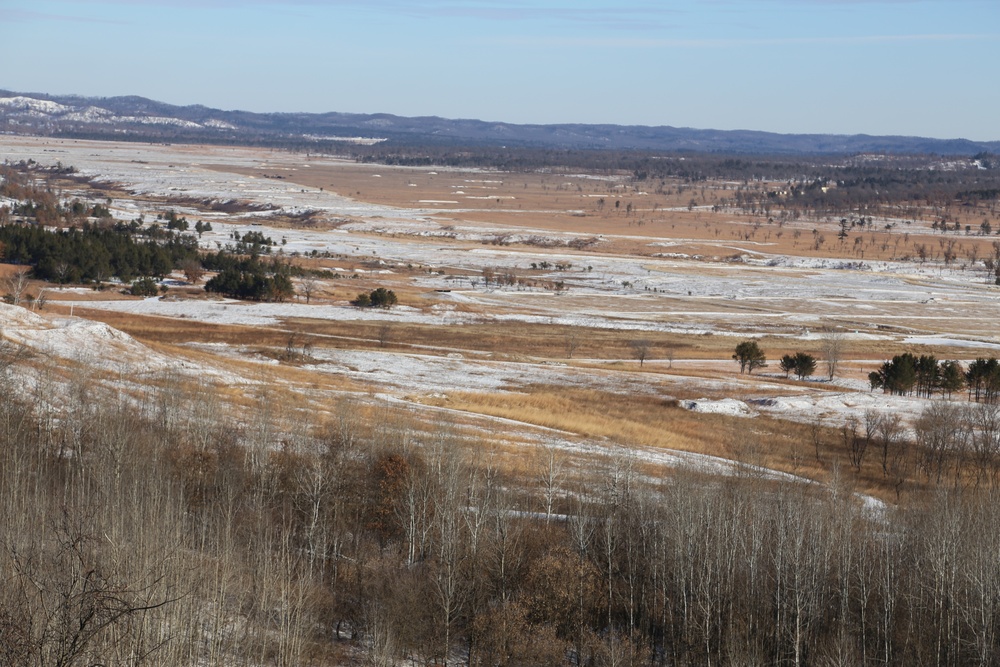 Snow-cover on Fort McCoy ranges