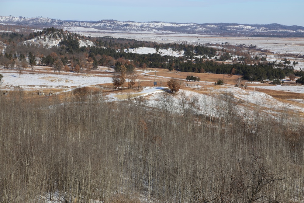 Snow-cover on Fort McCoy ranges