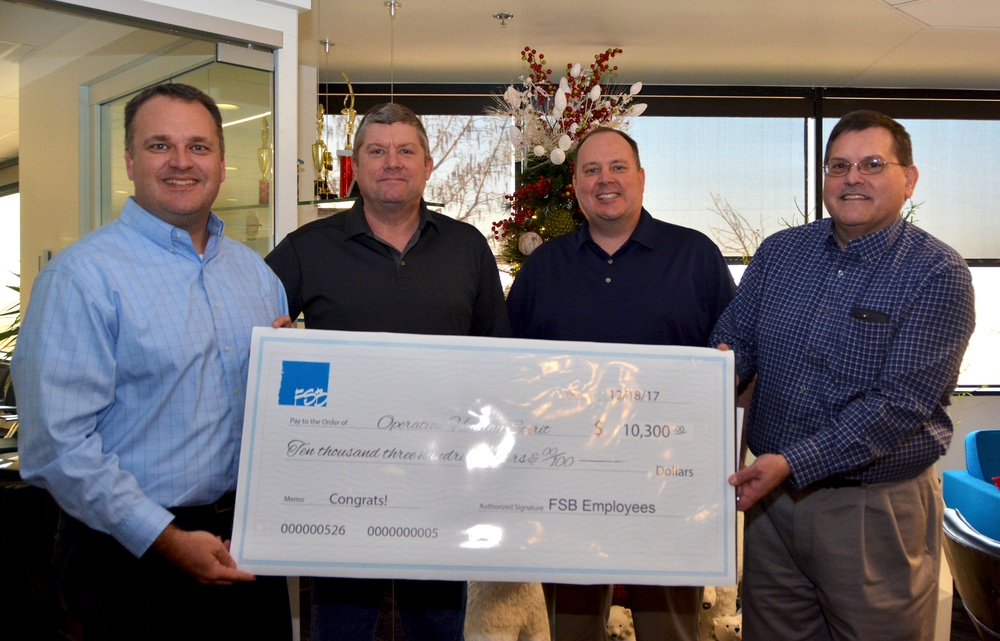 Operation Holiday Spirit receives generous donation