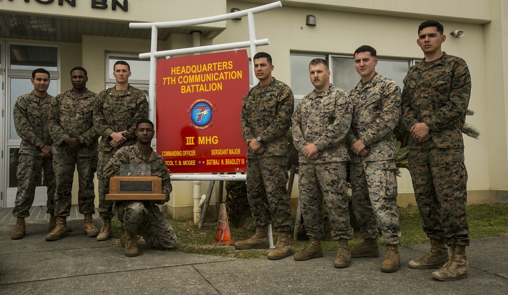 7th Communication Battalion brings home the Lloyd Memorial Trophy