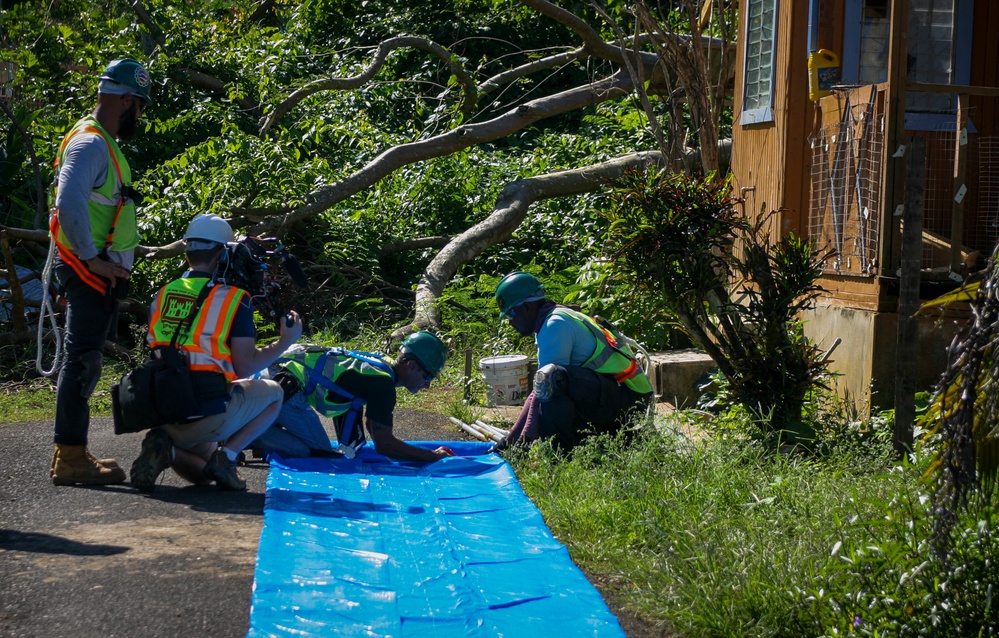 DVIDS - Images - USACE’s Operation Blue Roof Hitting Its Stride [Image ...