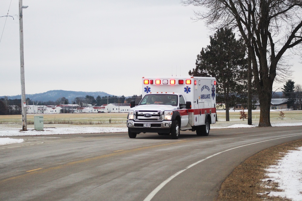 Emergency response at Fort McCoy