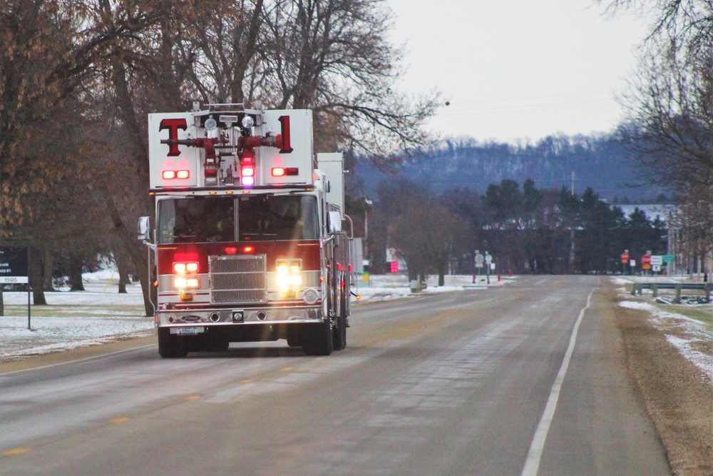Emergency response at Fort McCoy