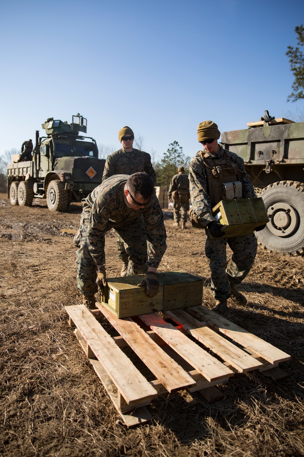 U.S. Marines in AP Hill conduct a company attack range