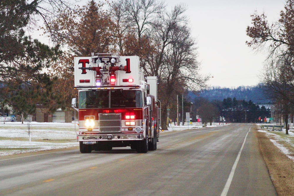 Emergency response at Fort McCoy