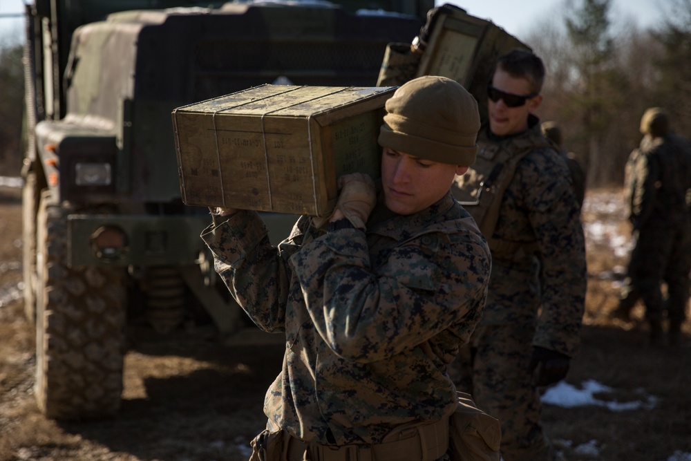 U.S. Marines in AP Hill conduct a company attack range