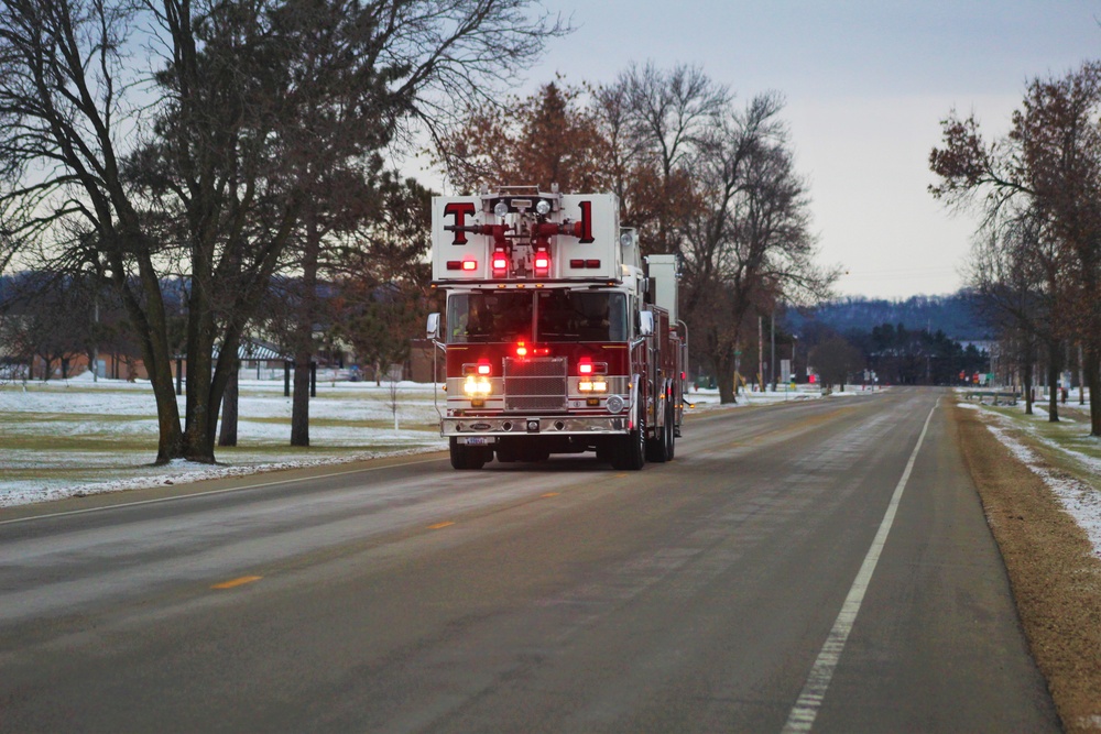 Emergency response at Fort McCoy