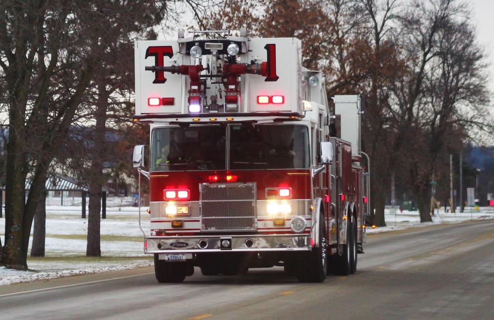 Emergency response at Fort McCoy
