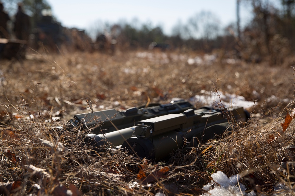 U.S. Marines in AP Hill conduct a company attack range