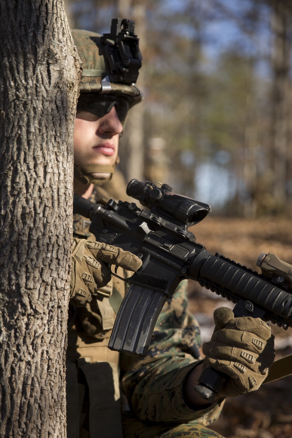 U.S. Marines in AP Hill conduct a company attack range