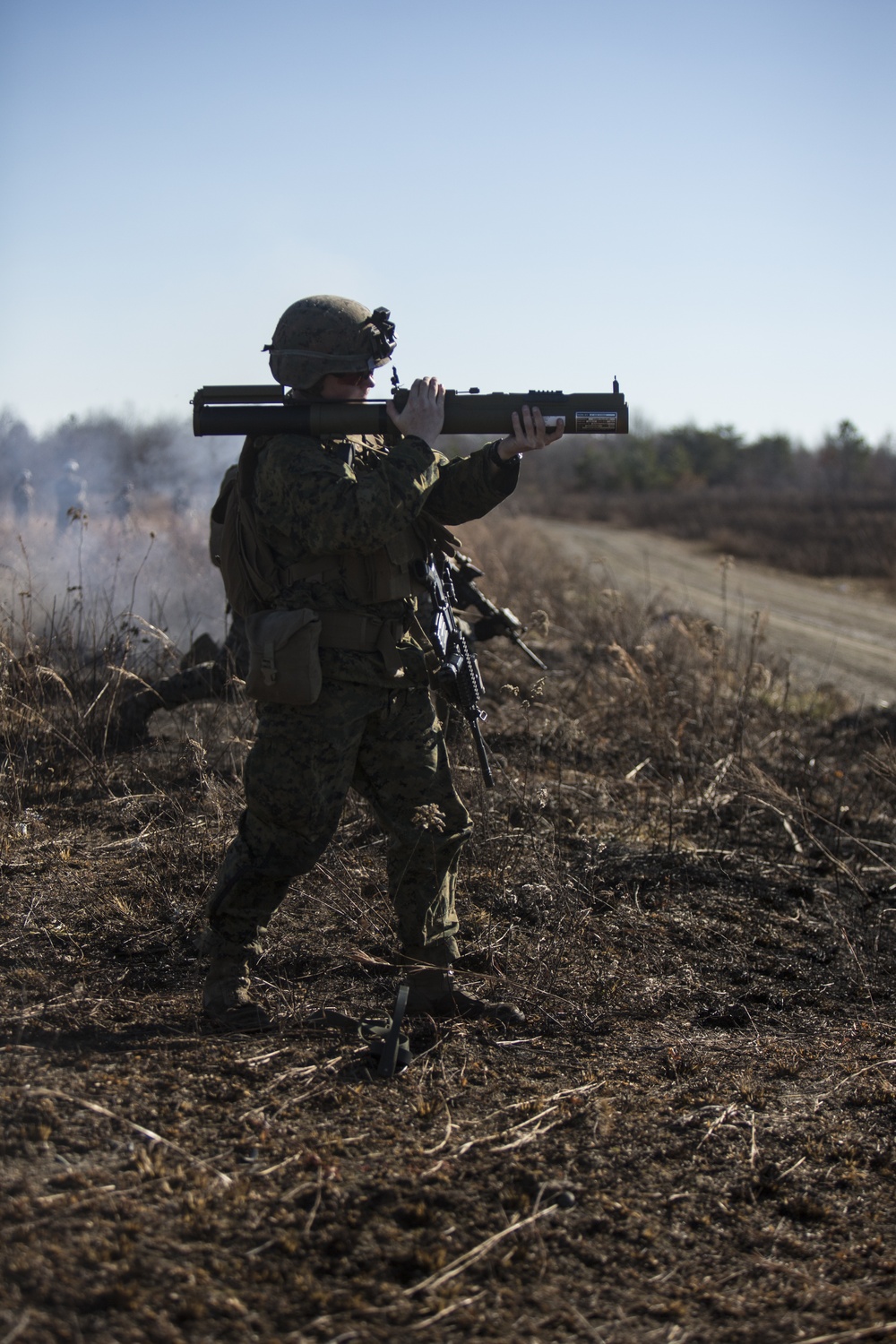 U.S. Marines in AP Hill conduct a company attack range