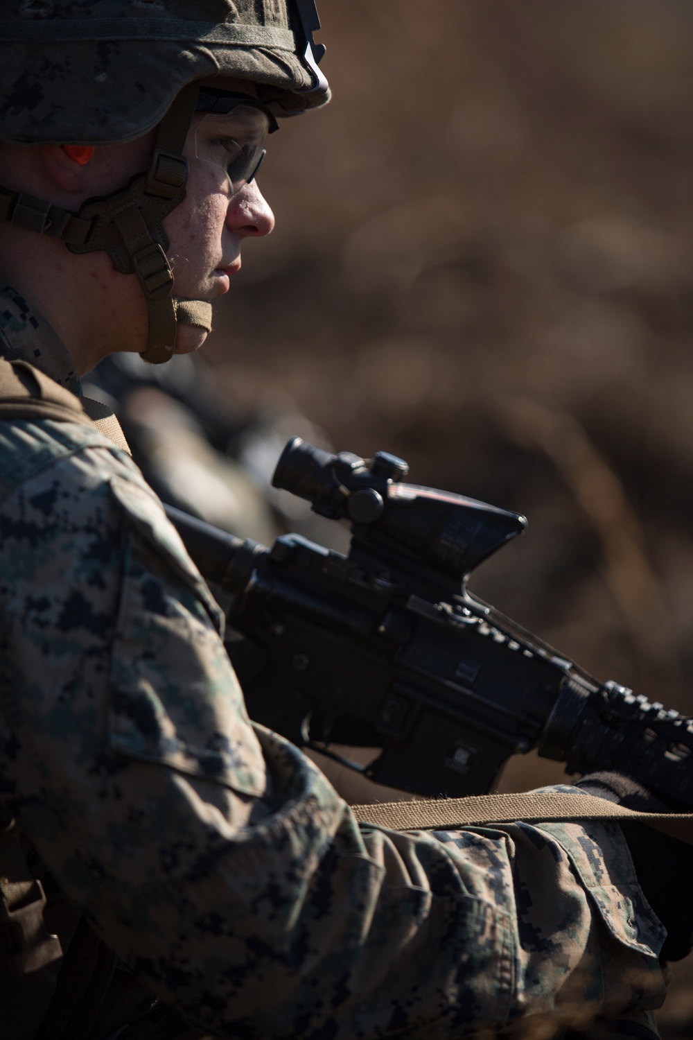 U.S. Marines in AP Hill conduct a company attack range