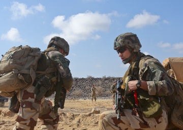 French and U.S. forces conduct TRAP mission during Alligator Dagger 2017