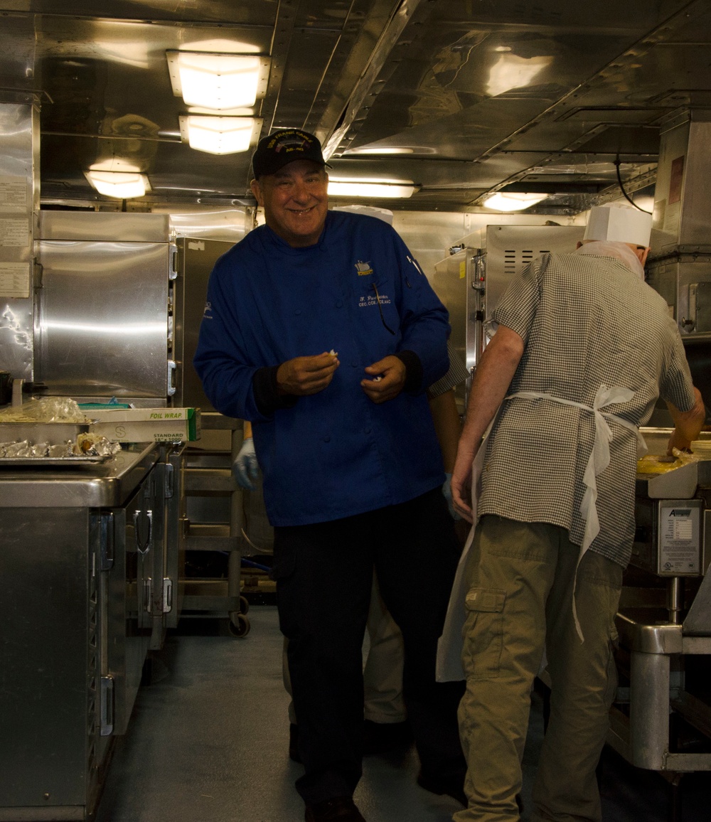 Executive Chefs Visit Frank Cable