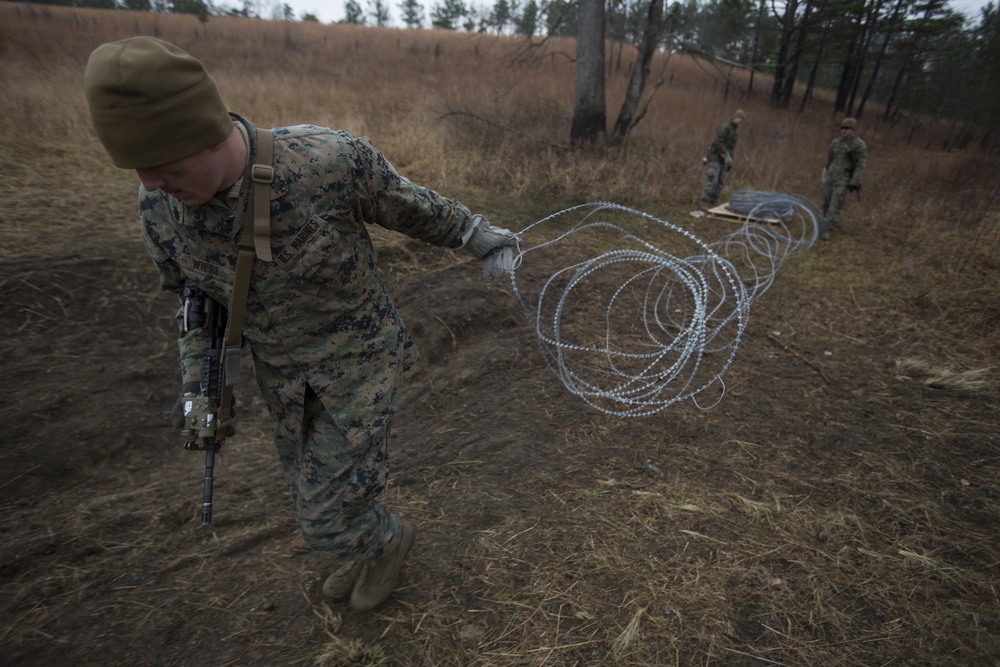 2nd Battalion, 8th Marines take the objective on the platoon level