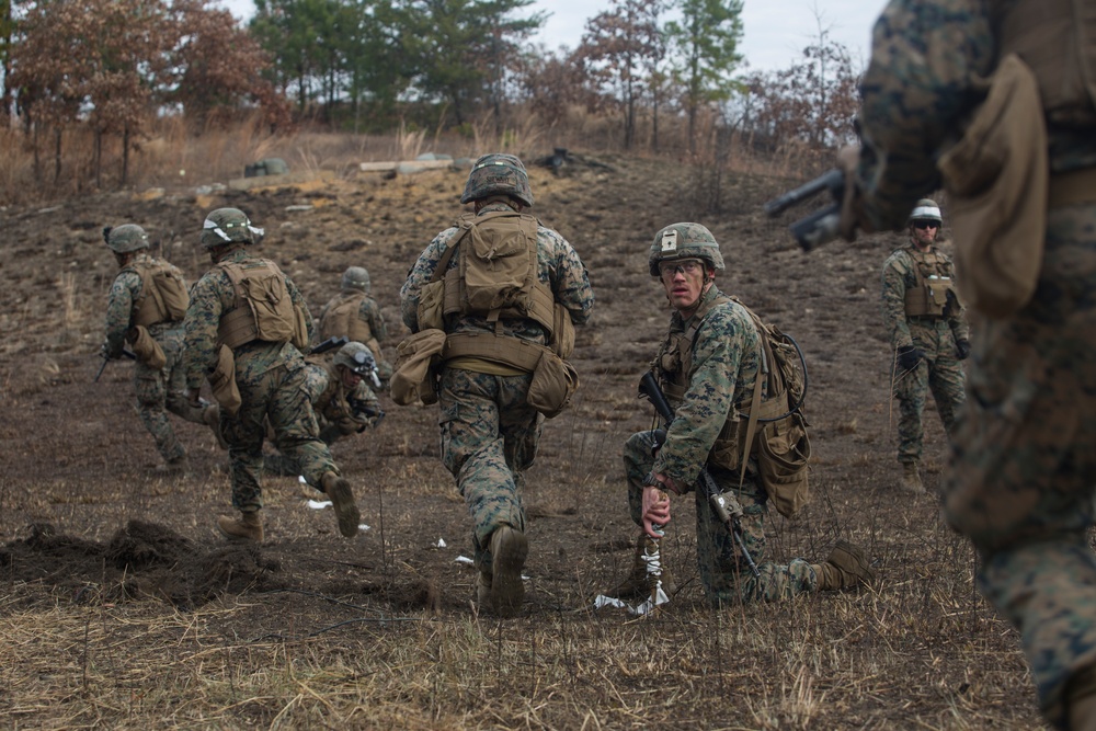 2nd Battalion, 8th Marines take the objective on the platoon level