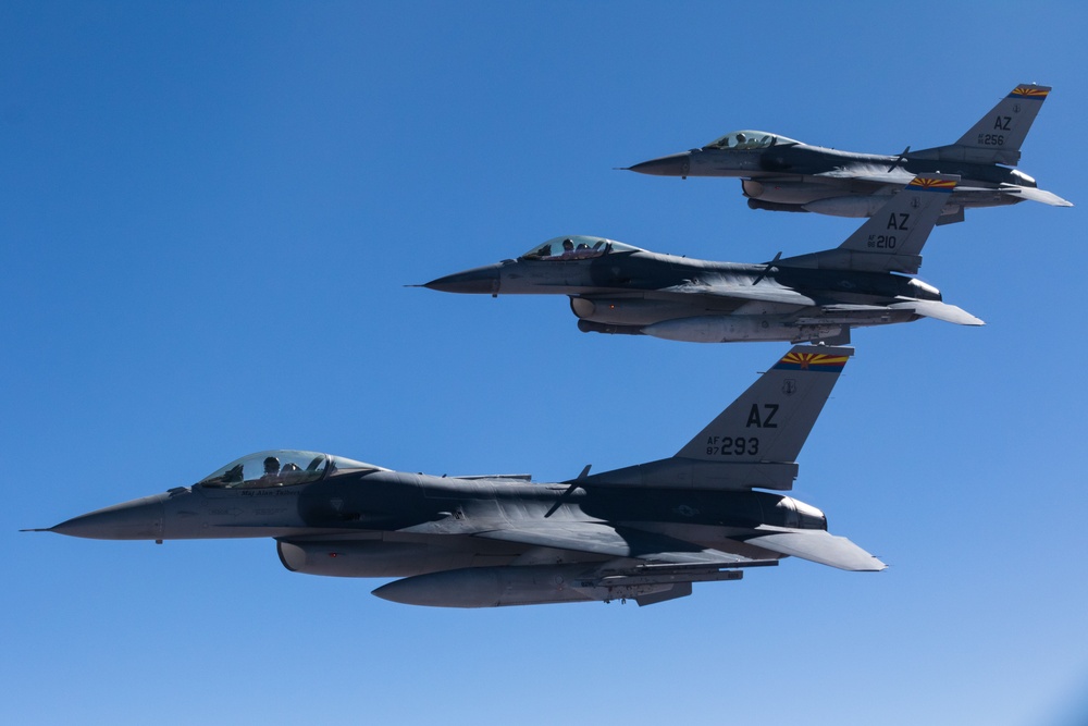 F-16s in 162d Top Squadron Competition