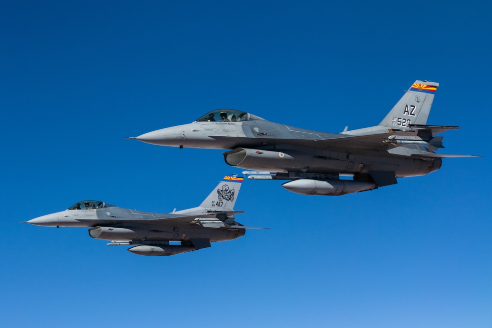 F-16s in 162d Top Squadron Competition