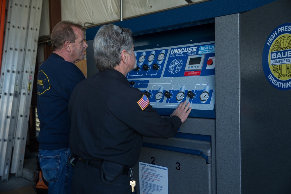 Camp Pendleton firefighters receive new equipment