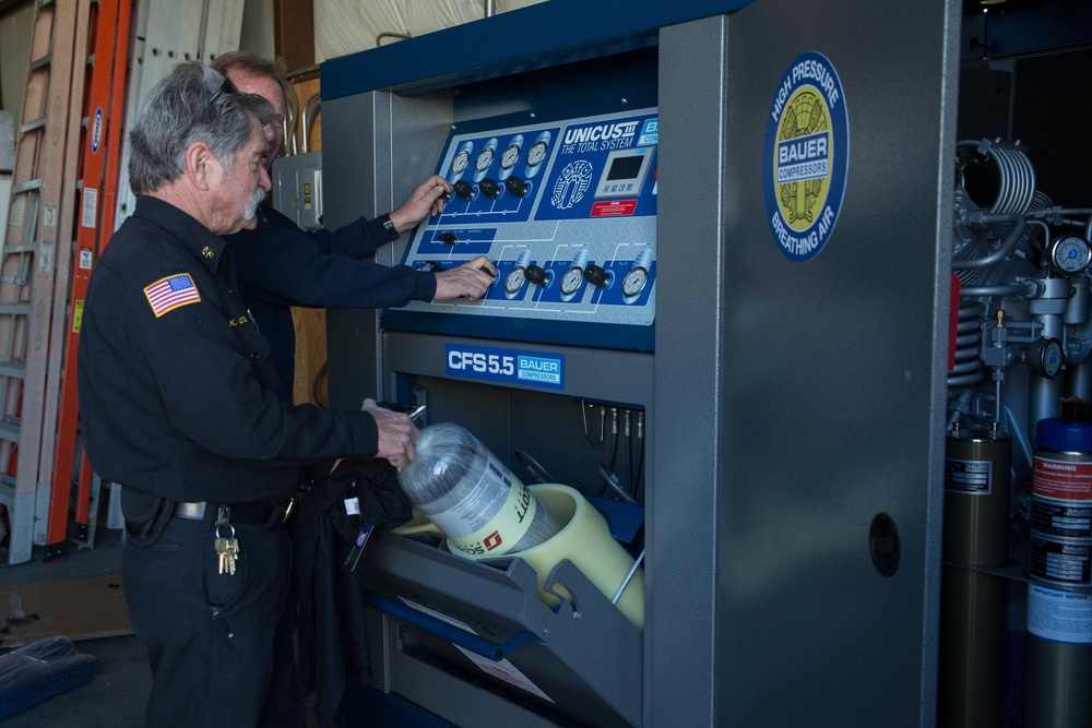 Camp Pendleton firefighters receive new equipment