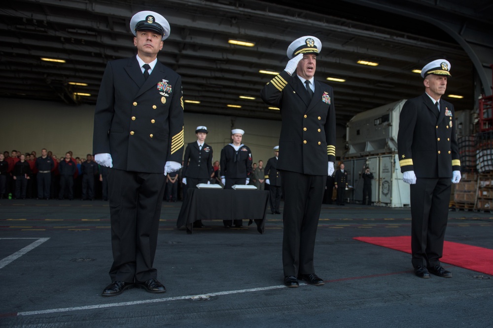 Burial at Sea on board USS Ronald Reagan (CVN 76)