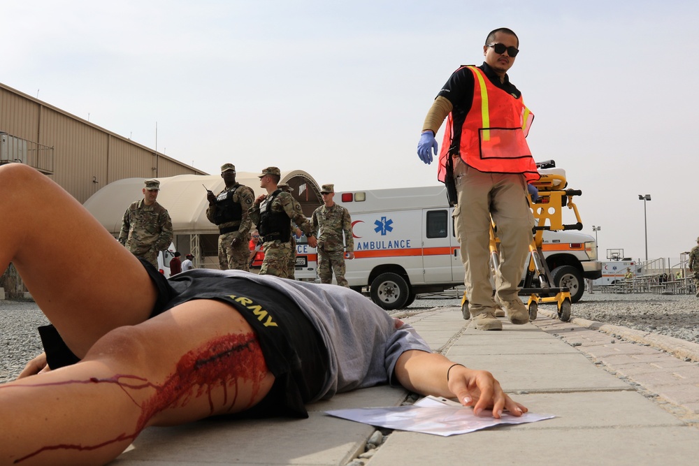 Mass Casualty Exercise in Kuwait