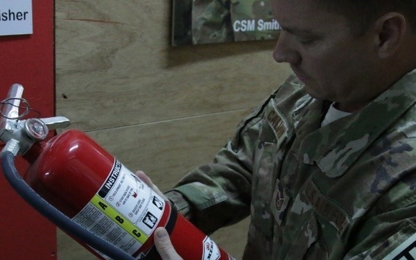 Airman Aims High to Prevent Fires