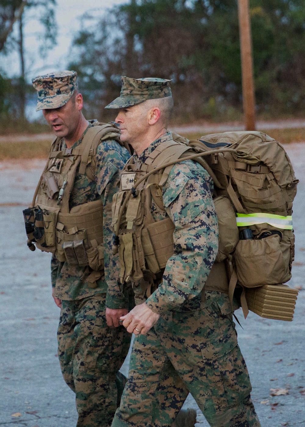 Headquarters Battalion 9 Mile Hike