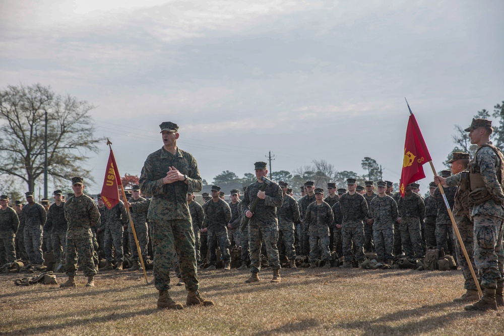 Headquarters Battalion 9 Mile Hike