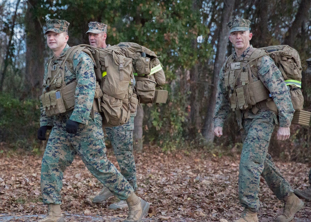 Headquarters Battalion 9 Mile Hike