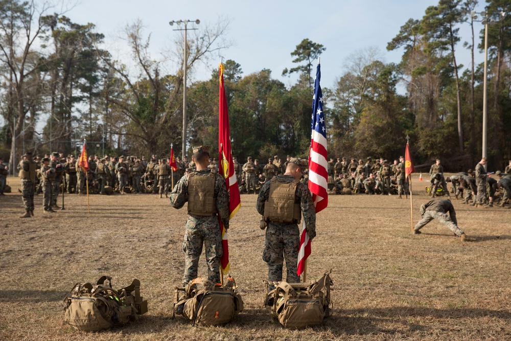 Headquarters Battalion 9 Mile Hike