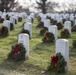 Wreaths at Arlington National Cemetery