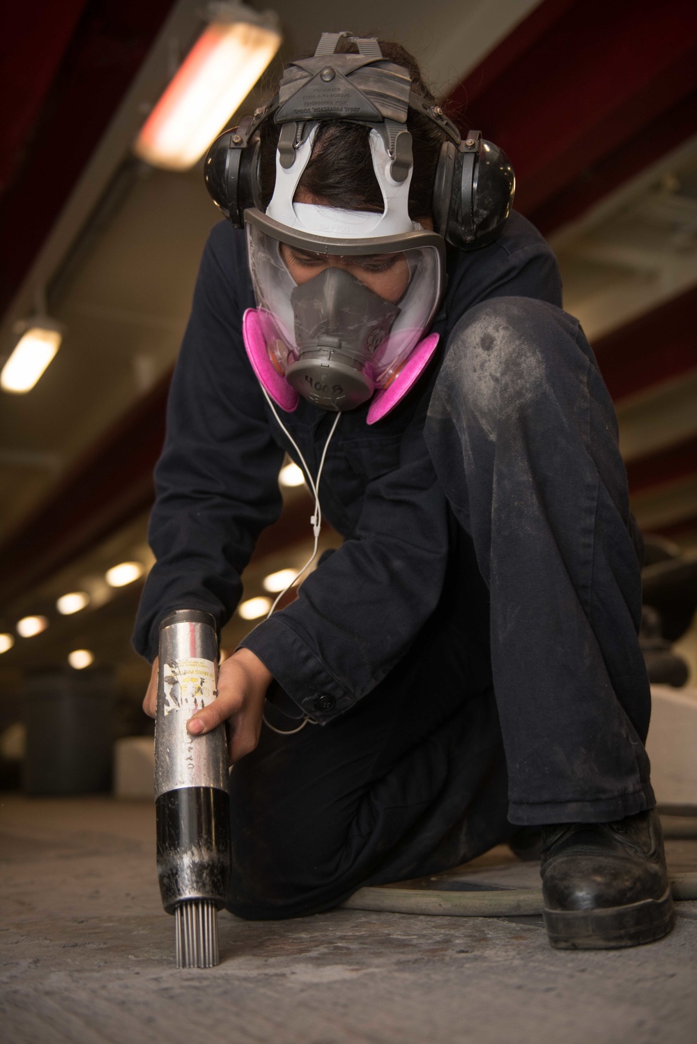 John C. Stennis Sailor Needle Guns