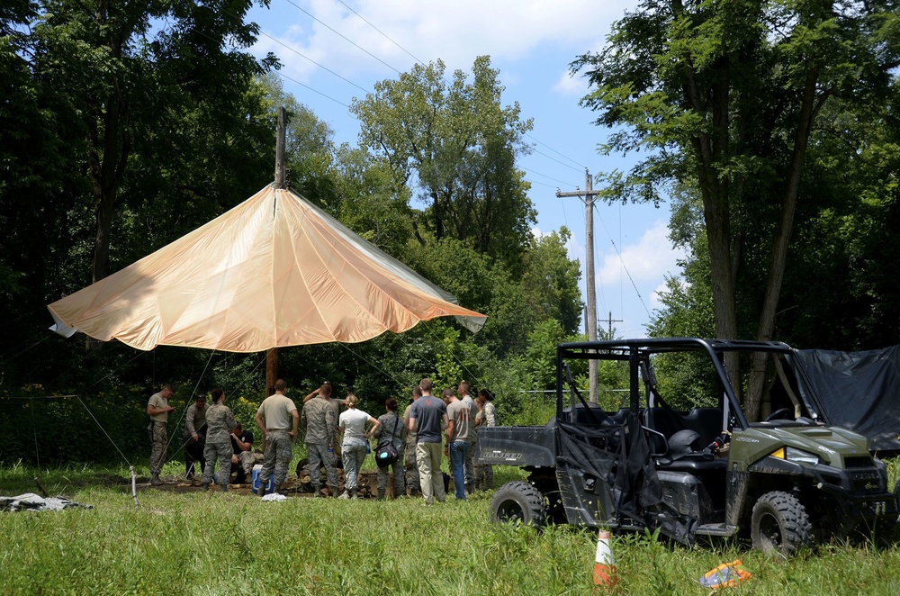 445th ASTS Airmen train for real-world events