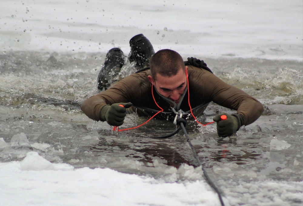 Fort McCoy Training: Marines takes plunge for cold-water immersion