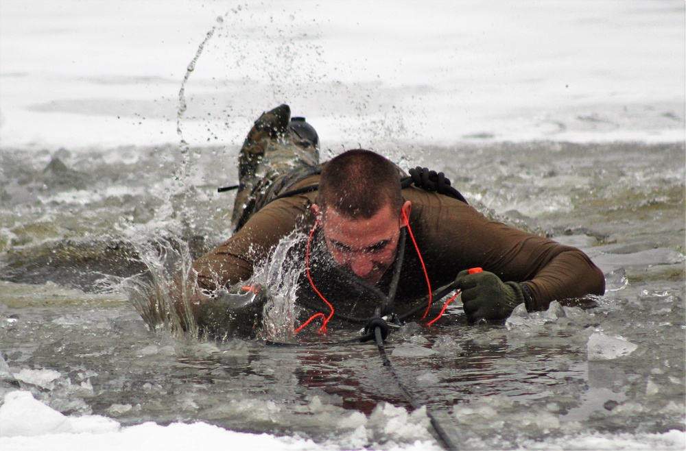 Fort McCoy Training: Marines takes plunge for cold-water immersion