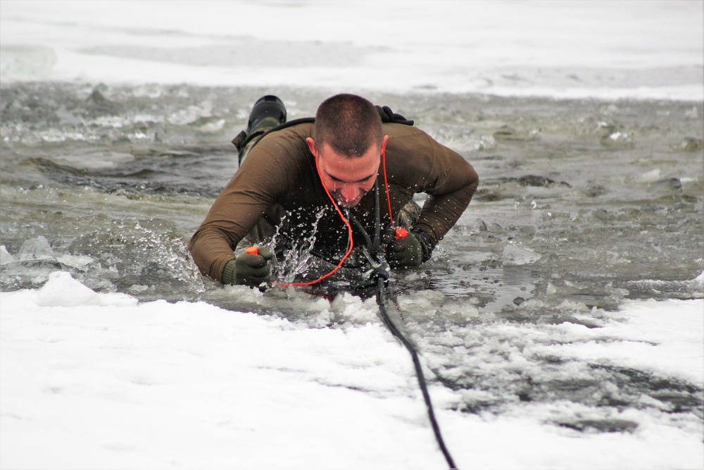 Fort McCoy Training: Marines takes plunge for cold-water immersion