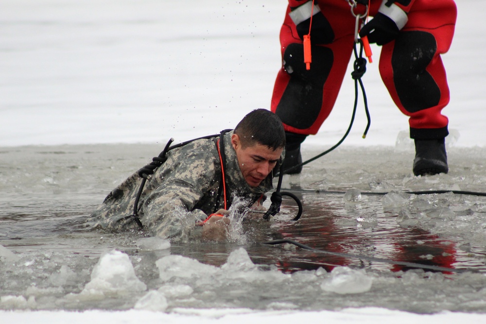 Fort McCoy Training: Marines take plunge for cold-water immersion