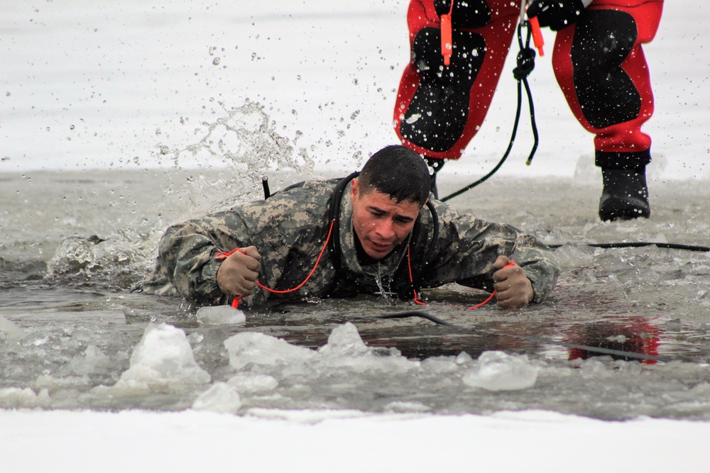 Fort McCoy Training: Marines take plunge for cold-water immersion