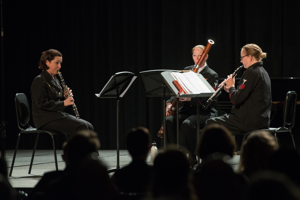 U.S. Naval Academy Band performs at Midwest Clinic