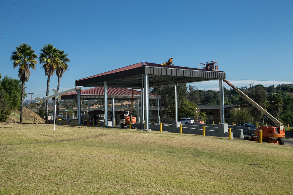 New additions to Fallbrook Naval Weapons Station gate