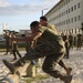 31st MEU Marines participate in an obstacle course