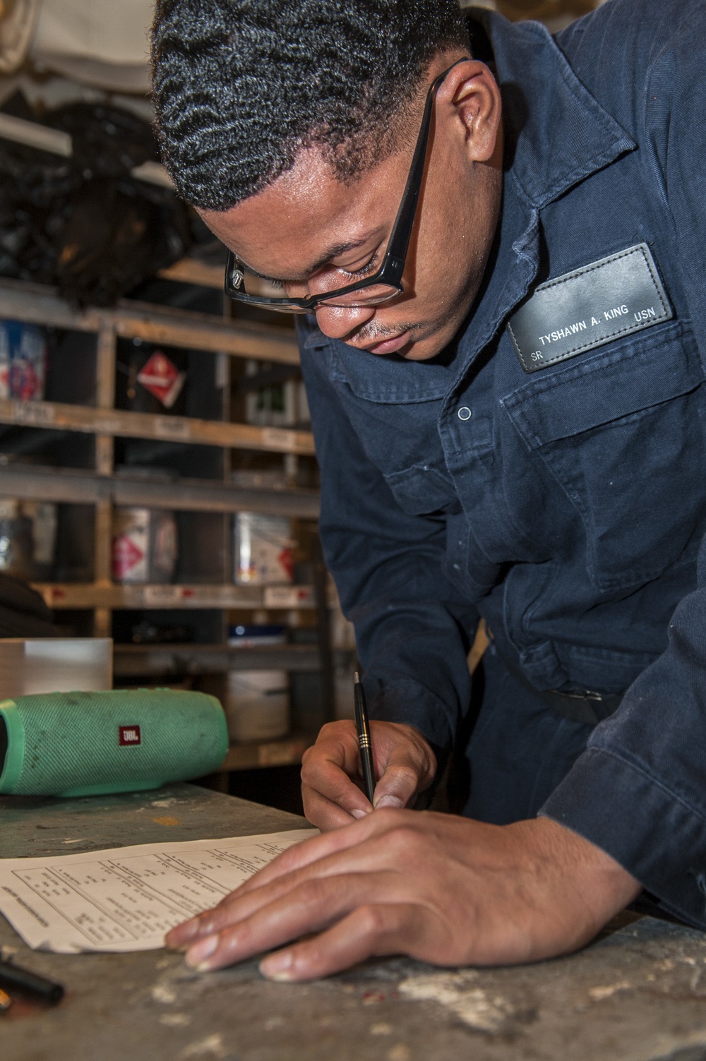 USS America Sailor verifies hazmat receipts