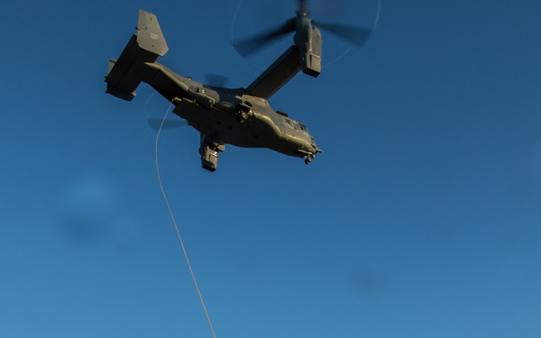 U.S., Estonian Special Operation Forces conduct fast rope training